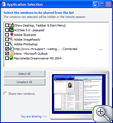 NTRsupport Remote Application Selection